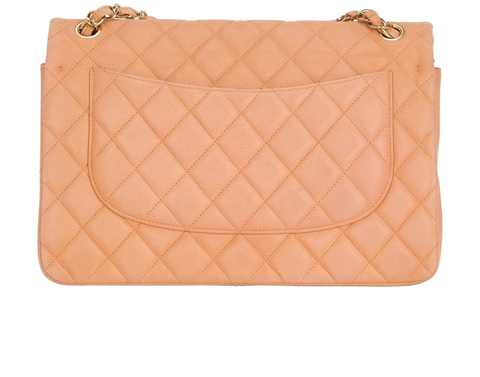 Large Double Flap, &pound;3,800, Handbags, Pink, Leather, Back view